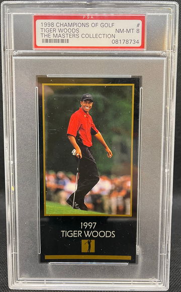 1998 Champions of Golf Tiger Woods The Masters Collection RC