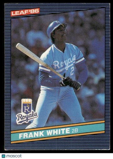 1986 Leaf Frank White #54