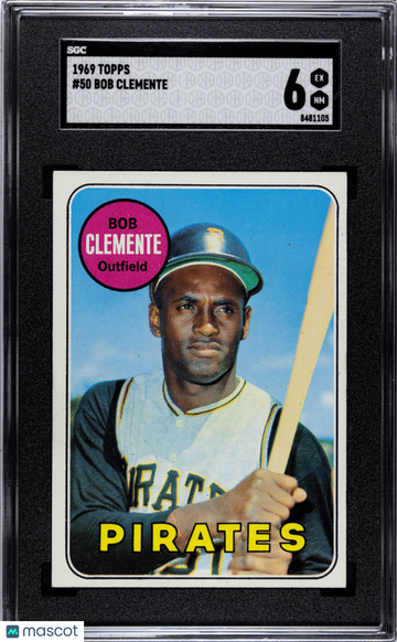 1969 Topps Bob Clemente #50 SGC 6