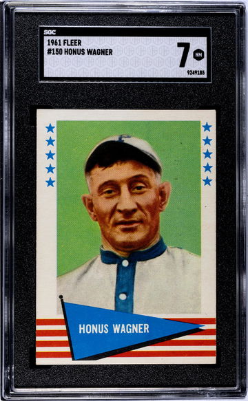 1961 Fleer #150 Honus Wagner Baseball Greats SGC 7