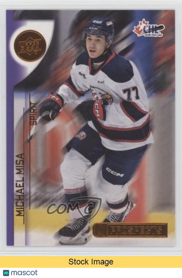 2023-24 Upper Deck CHL - 2001-02 UD CHL Prospects - Retro Achieve Michael Misa #A-3 Retro Achievement