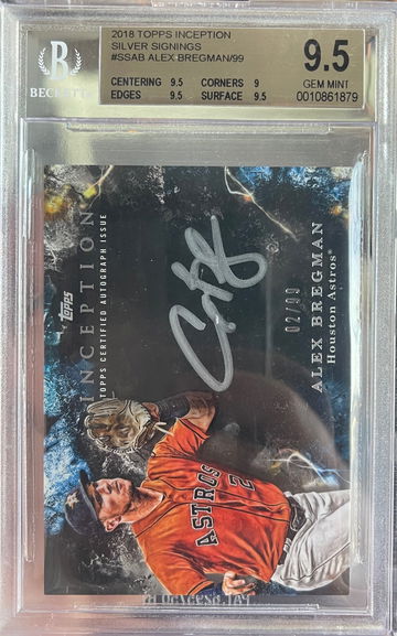 2018 Topps Inception Alex Bregman auto /99