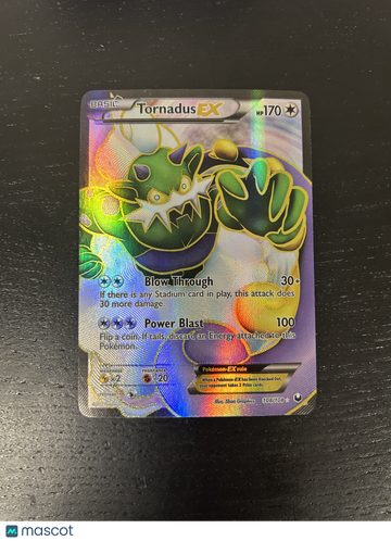 2012 Dark Explorers Tornadus EX Holo Ultra Rare SR FA #108/108