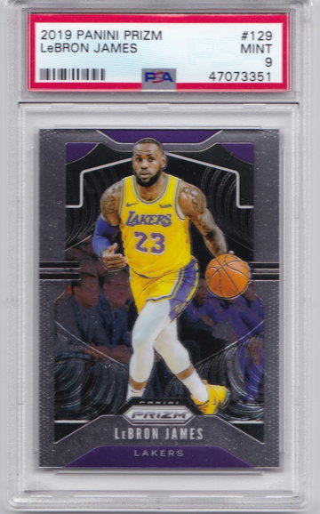 LeBron James 2019 Prizm PSA 9