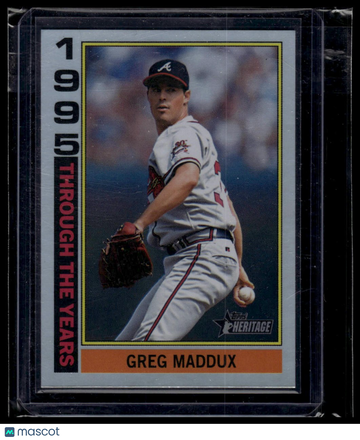 2025 Topps Heritage Greg Maddux #TTY-11 Through the Years Holographic