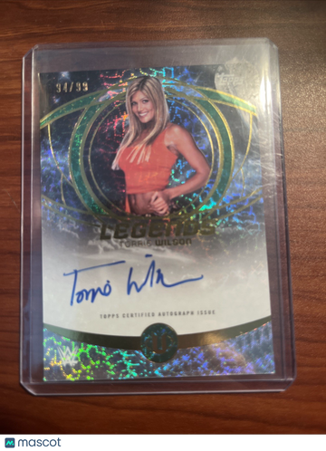 2025 Topps Universe WWE Wrestling Torrie Wilson #LGA-TWI Green Electric Auto Topps