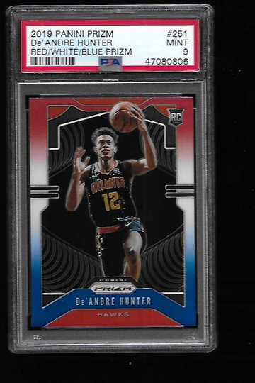 2019 PRIZM DeANDRE HUNTER RWB PRIZM