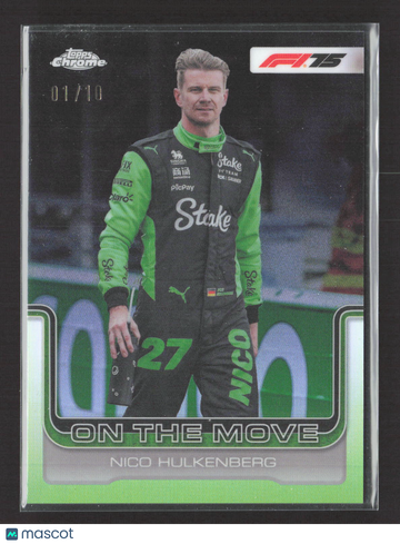 2025 Topps Chrome F1 On the Move Nico Hulkenberg #188 /10