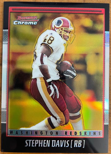 Stephen Davis #01/99 2001 Bowman Chrome GOLD Refractor #5