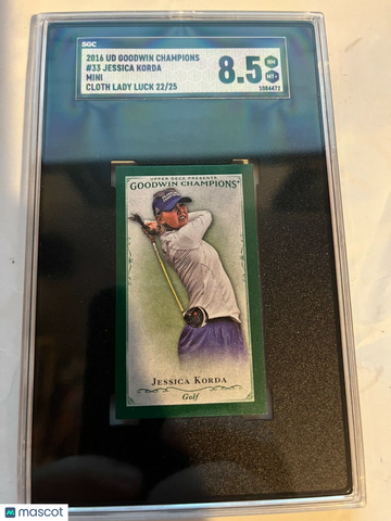 2016 Upper Deck Goodwin Champions Jessica Korda SGC 8.5