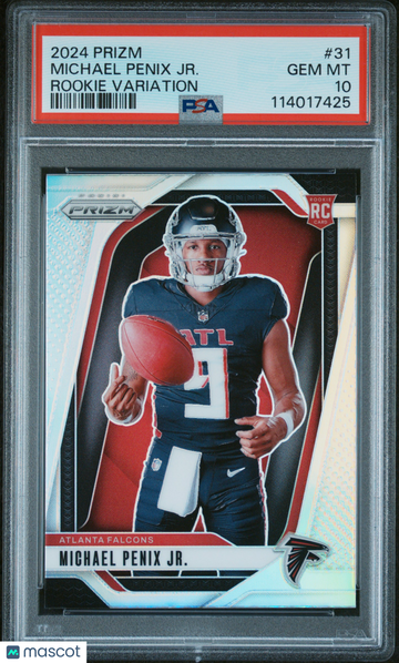 2024 Panini Prizm Rookie Variation Michael Penix JR. #31 PSA 10
