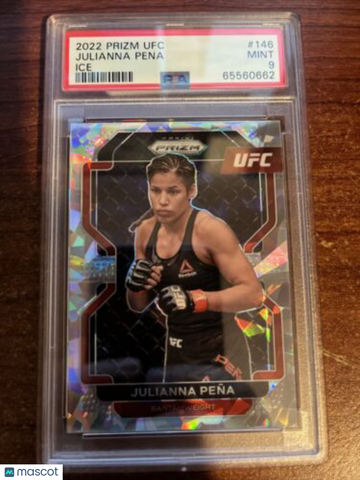 2022 Panini Prizm UFC Julianna Pena #146 Parallel/Variety PSA 9