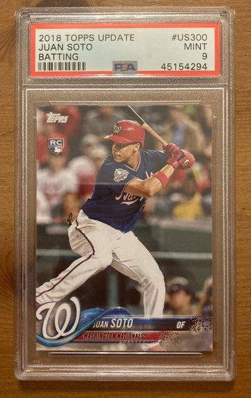 Juan Soto Topps Update RC PSA 9