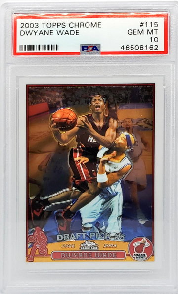 Dwyane Wade Chrome Rookie PSA 10