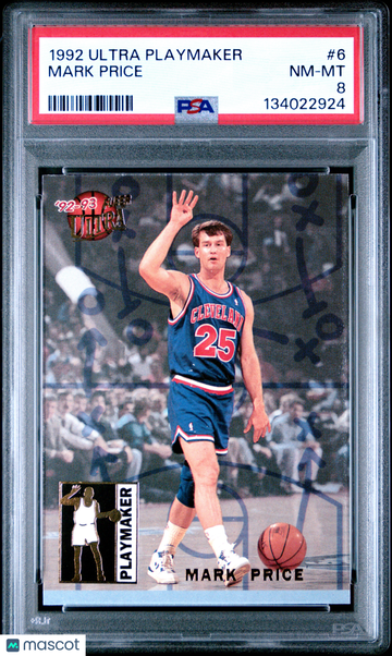 1992 Ultra Playmaker Mark Price #6 PSA 8