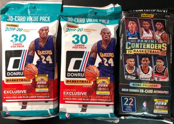 2019-20 Donruss Panini Contenders Fat Packs