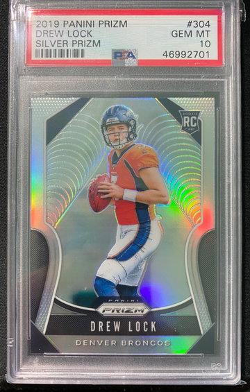 Drew Lock Prizm Silver