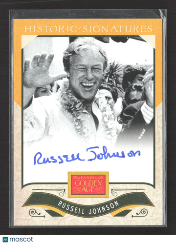 2012 Panini Golden Age Historic Signatures Russell Johnson Historic Signatures #RJ