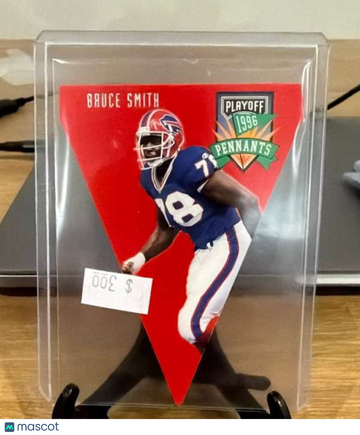 1996 Playoff Contenders - Pennants Bruce Smith #85