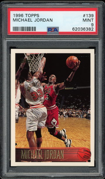 1996 Topps Michael Jordan #139 PSA 9