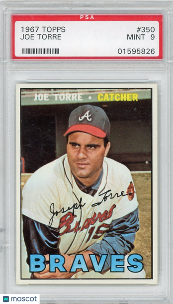 1967 Topps Joe Torre #350 PSA 9