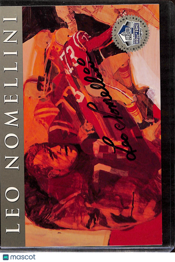 1996 H.O.F. Cards-I Pro Football Hall of Fame Signature Series Leo Nomellini #2220