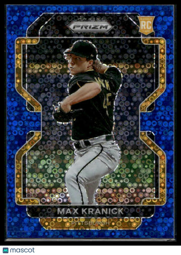 2022 Panini Prizm Max Kranick #185 Blue Donut Circles Prizm SN