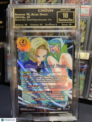 2023 Bandai Dragon Ball Super Power Absorbed Android 18 Foil CROWN 10