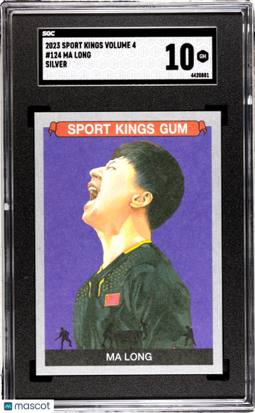 2023 Sport Kings Volume 4 Ma Long #124 Silver SGC 10