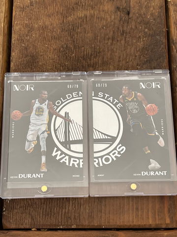 2017-18 Panini Noir Kevin Durant Home and Away /79 