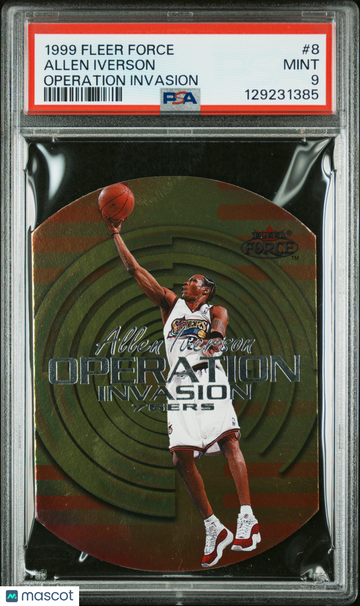 1999 Fleer Force Operation Invasion Allen Iverson #8 PSA 9