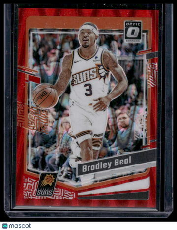 2023-24 Donruss Optic Bradley Beal #131 Red Seismic SN