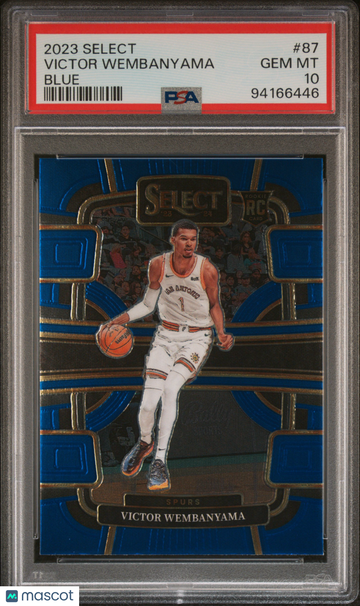 2023 Panini Select Victor Wembanyama #87 Blue PSA 10