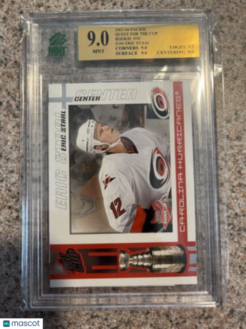 2003-04 Pacific Quest for the Cup Eric Staal Rookie MNT 9