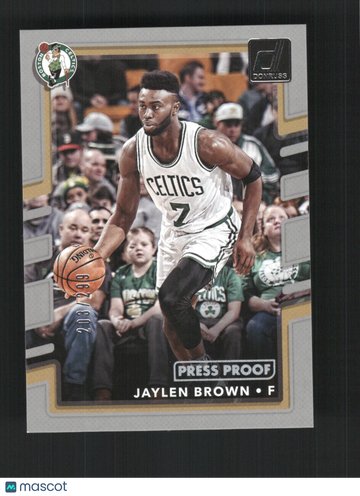 2017-18 Donruss Jaylen Brown #6 Press Proof Red SN