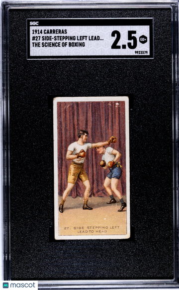 1914 Carreras The Science Of Boxing Side-Stepping Left Lead To Head #27 SGC 2.5