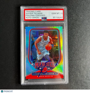 2021 2020-21 Panini Xavier Tillman #242 Marquee PSA 10