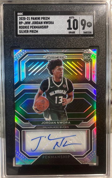 Jordan Nwora Silver Rookie Penmanship Auto