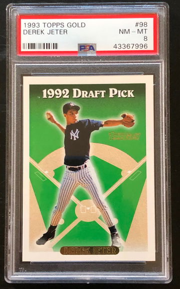 1993 Topps Gold Derek Jeter PSA 8 #98