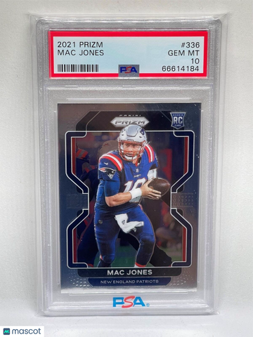 2021 Panini Prizm Mac Jones #336 PSA 10