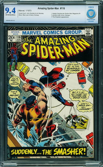 AMAZING SPIDER-MAN #116, CBCS 9.4 NM