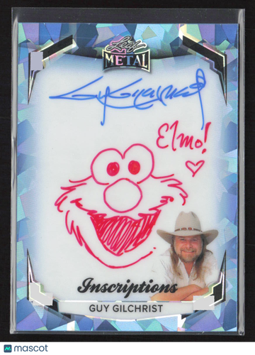 2025 Leaf Metal Inscriptions Guy Gilchrist Sketch Inscribed 1/75 #SA-GG1