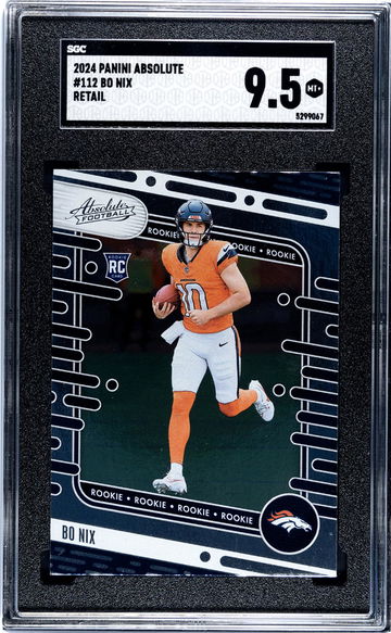 2024 Panini Absolute #112 Bo Nix Retail SGC 9.5