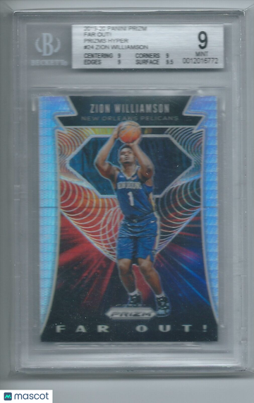 2019 Panini Prizm Zion Williamson #24 BGS 9