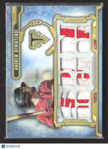 2020 Topps Triple Threads Andrew Benintendi #TTR-AB2 /3 Triple Patch Game-Used Memorabilia