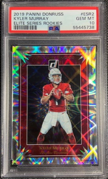 2019 Panini Donruss #ESR2 KYLER MURRAY ELITE SERIES Rookie Card RC PSA 10 GEM MINT