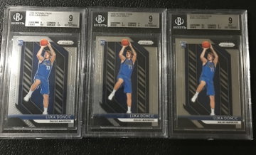 Luka Doncic Prizm 280 BGS MINT LOT OF 2