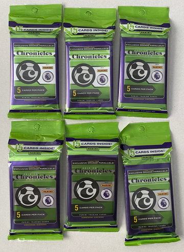 6X 2019-20 Chronicles Soccer Cello Packs