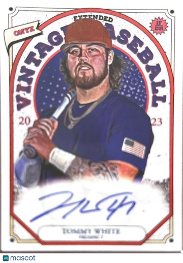 2023 Onyx Vintage Extended - Blue Signatures Tommy White #VATW