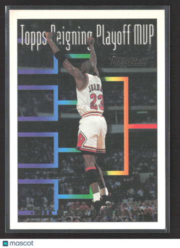 1994 Topps Gold Reigning Playoff MVP Michael Jordan #199